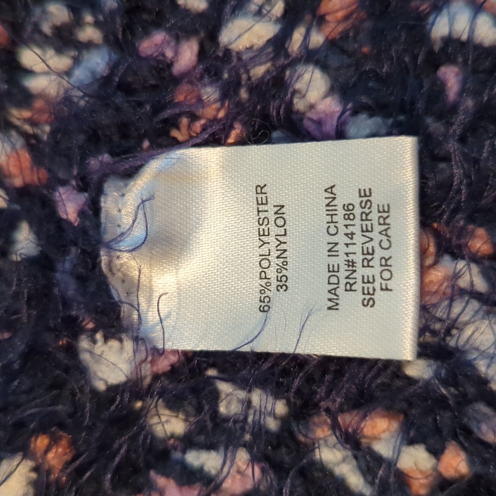 Peyton Primrose Soft Fuzzy Multi Color Marled Lon… - image 6